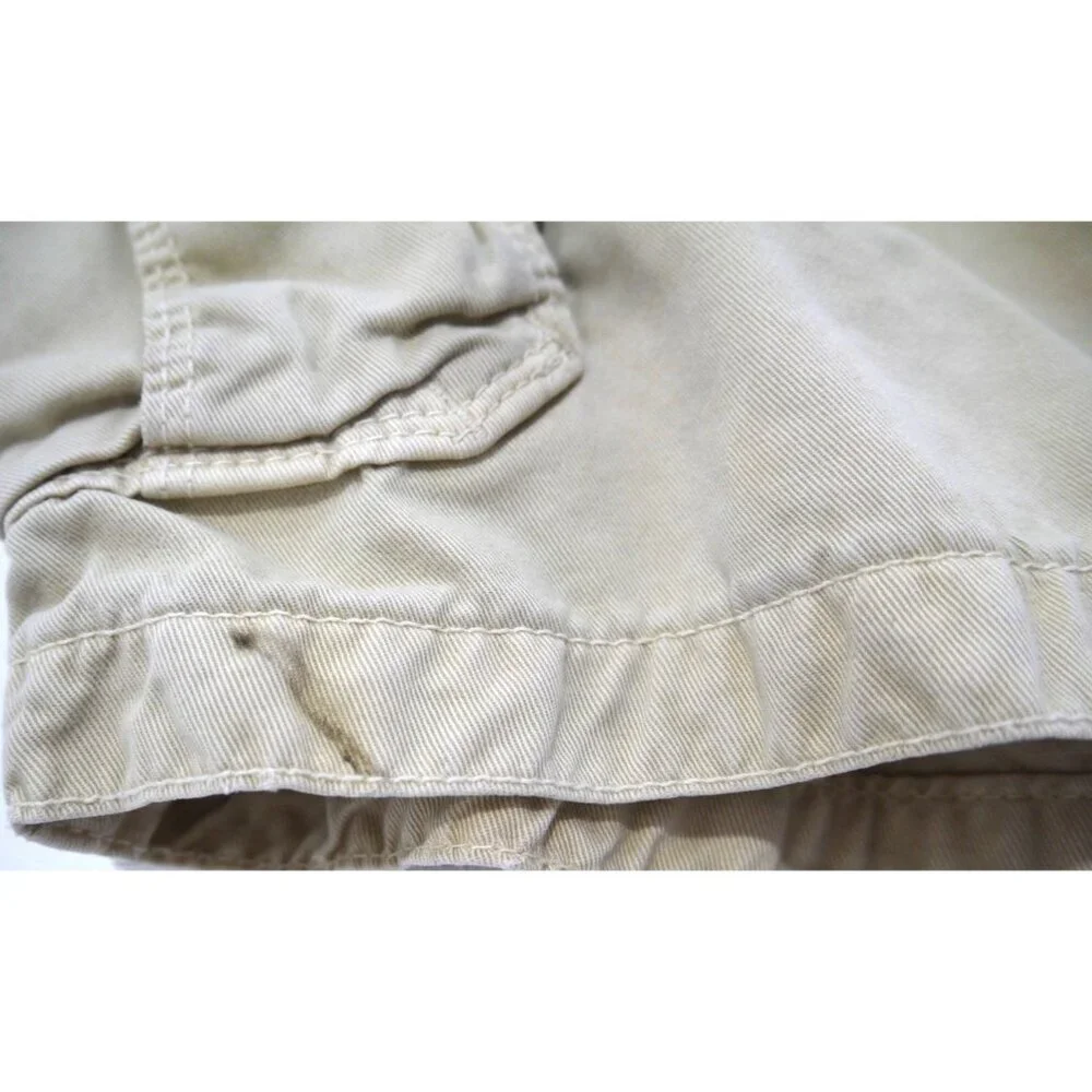 AMERICAN EAGLE tan 100% cotton cargo shorts inseam 10